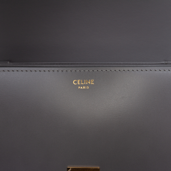 Pre-Loved Celine Classique Shiny Calfskin Triomphe Crossbody - Picture 5 of 11